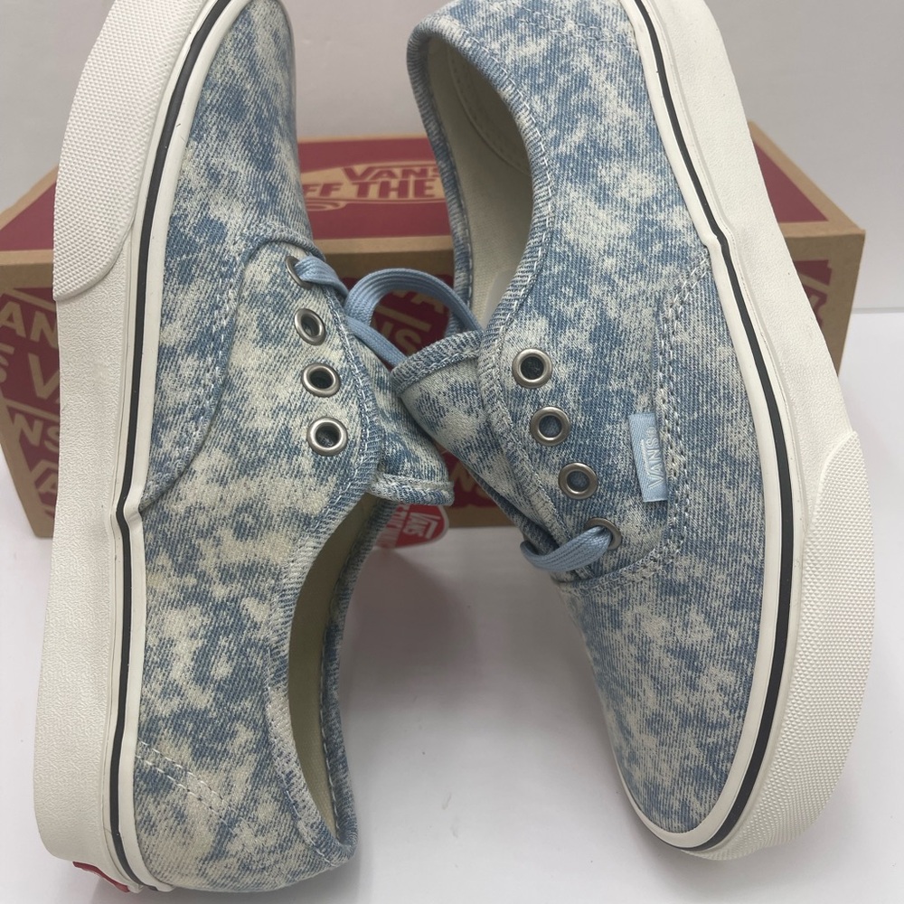 Vans Men’s Authentic (Denimistry) Winter Sky Marshmallow Sneakers
VN0A5HZS9FM - Picture 11 of 16